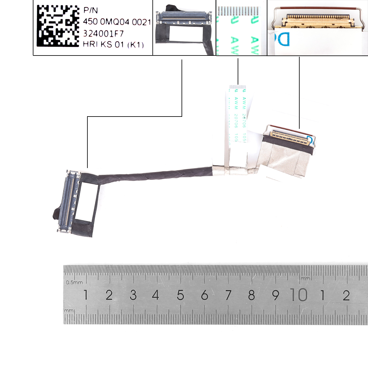 Picture of New LCD Display Screen Cable Replacement  For HP ENVY X360 14-DY TPN-W146 30pin 0.5